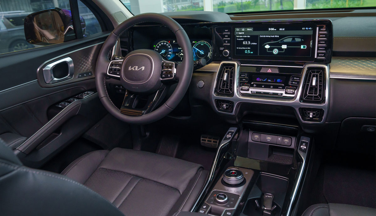 Nội Thất Kia Sorento Hybrid (HEV)